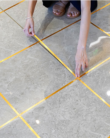 What is the standard size of ceramic tiles?